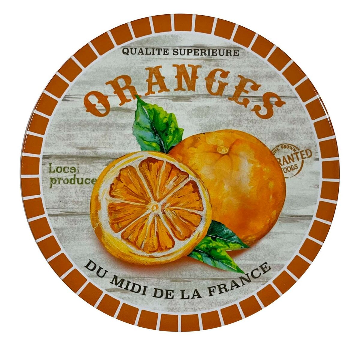 Bordsunderlägg Versa Orange Keramik (20 x 20 cm)