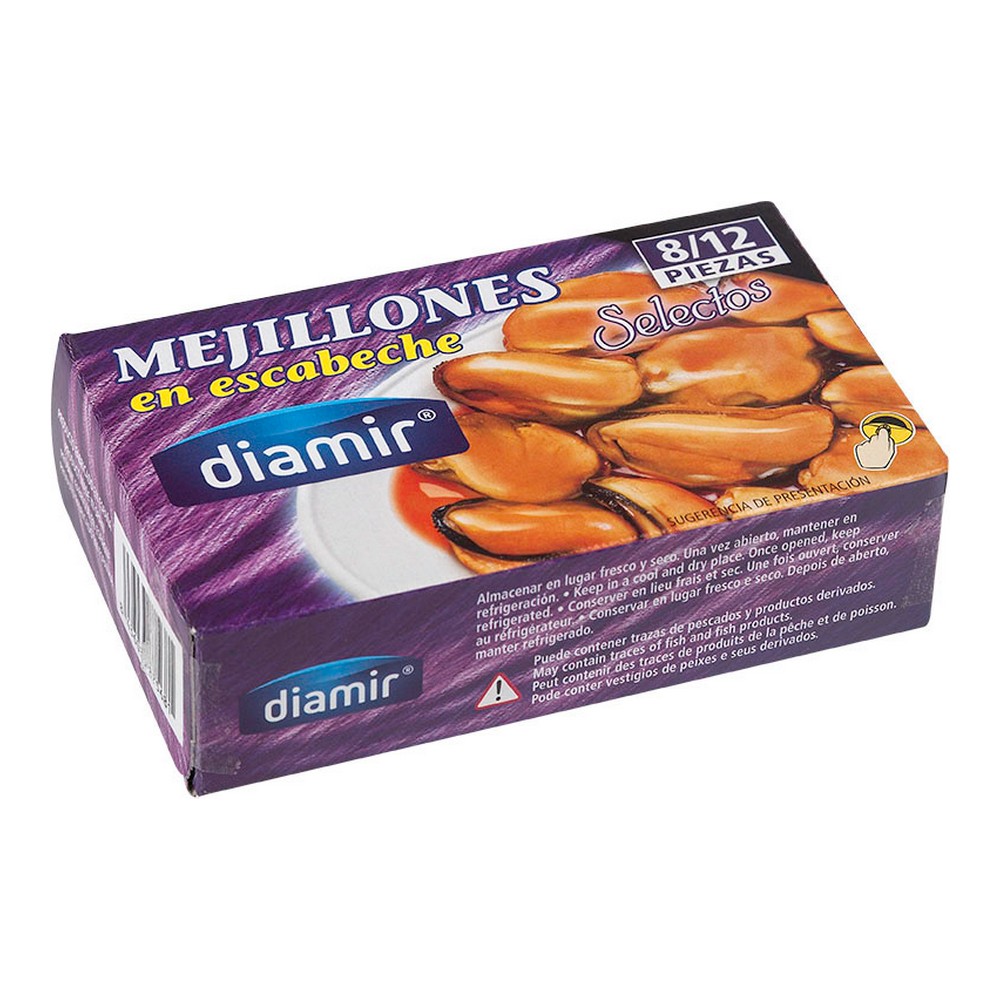 Musslor inlagda i Escabeche-marinad Diamir (115 g)