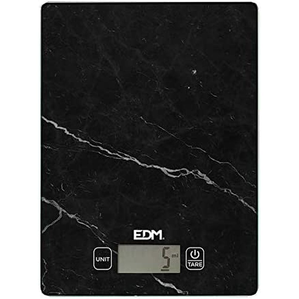 Köksvåg EDM Svart 5 kg (14 x 19.5 cm) - 2