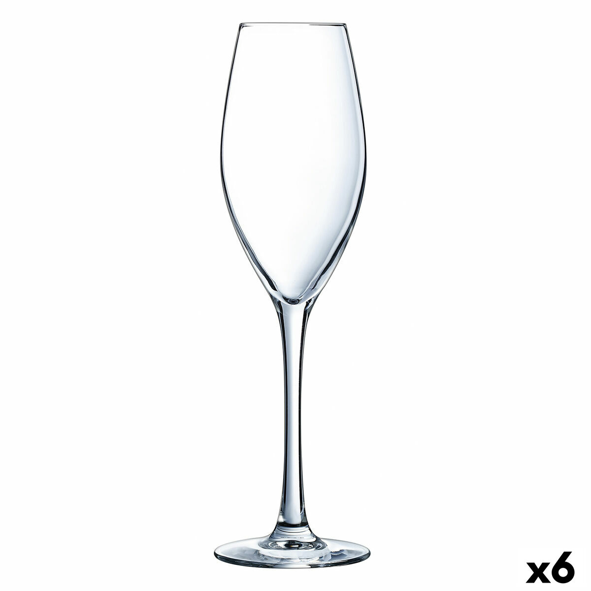 Champagneglas Éclat Wine Emotions Transparent Glas 240 ml (6 antal) (Pack 6x) - 3