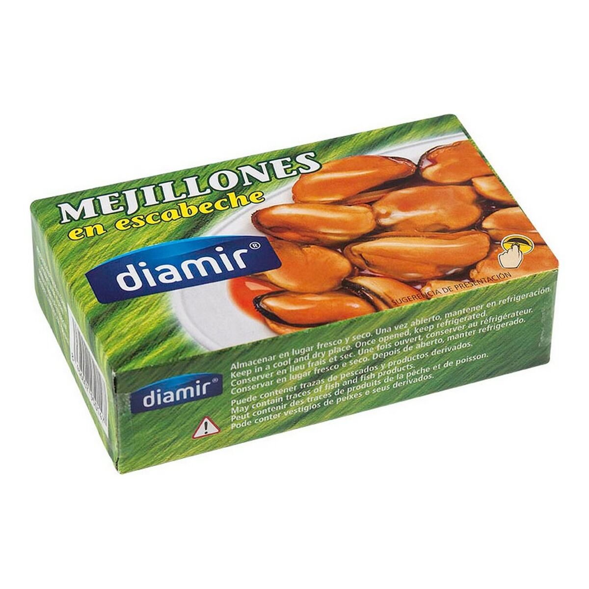 Musslor inlagda i Escabeche-marinad Diamir (111 g) - 2