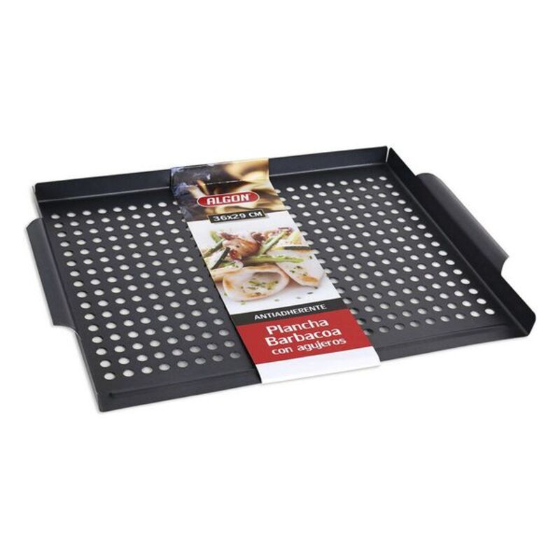 Grillpanna med hål för barbecue Algon (36 x 29 cm) - 2