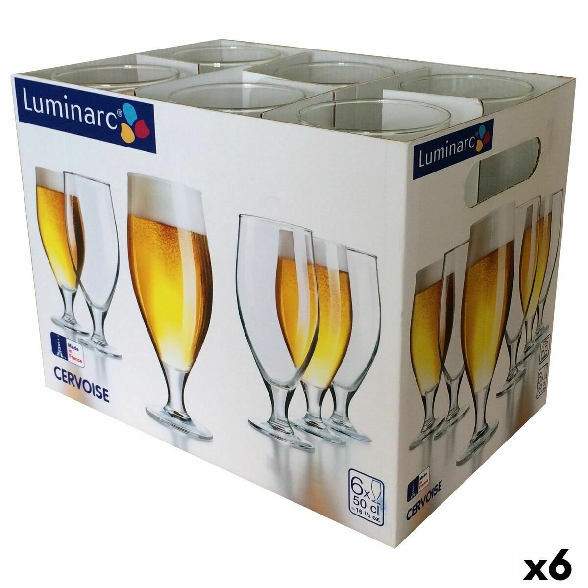 Ölglas Luminarc Spirit Bar Transparent Glas 500 ml 6 antal (Pack 6x) - 7