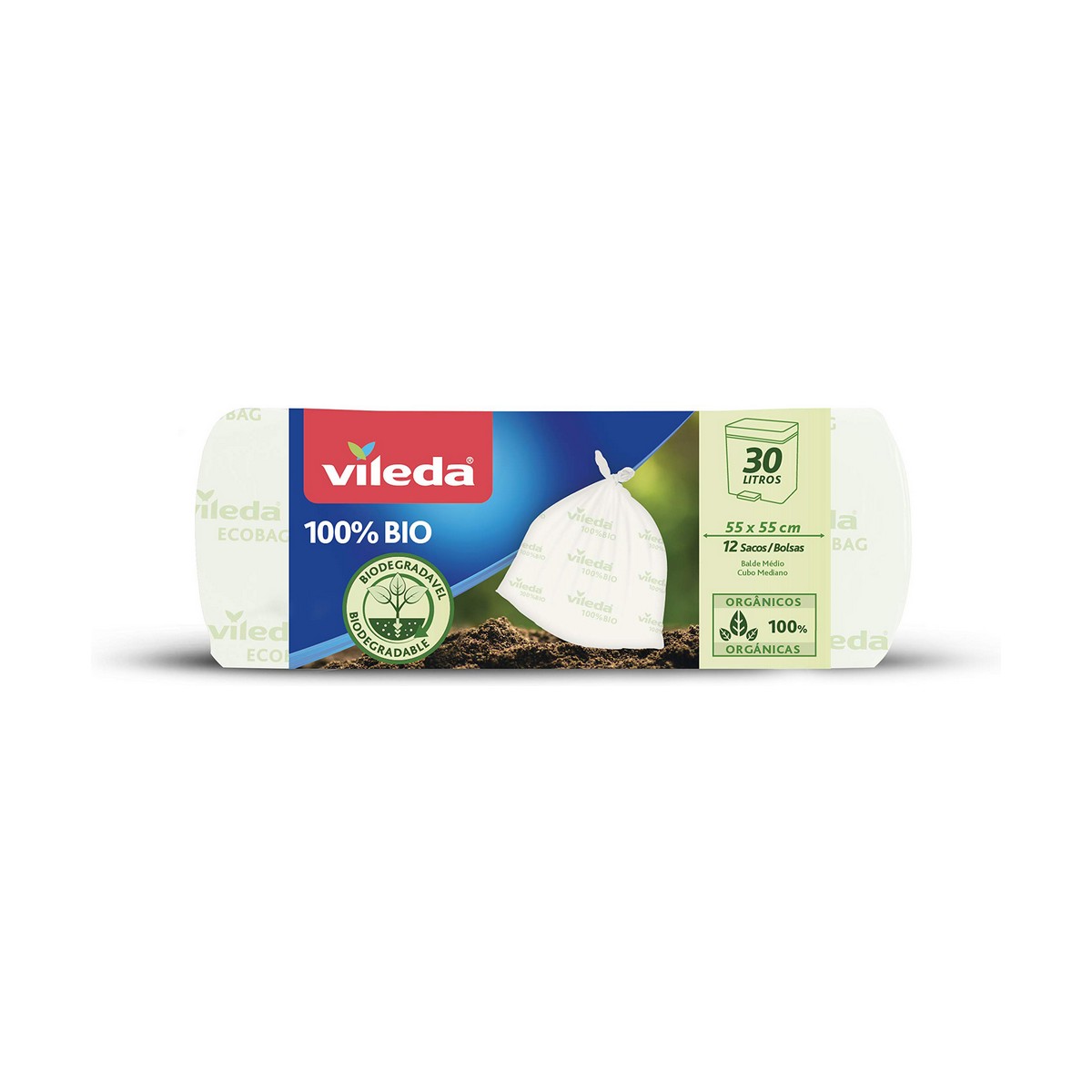 Soppåsar Vileda Ecobag 12 Delar 30 L