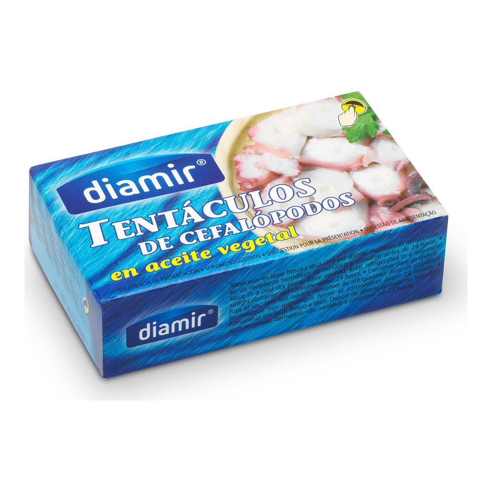Bläckfisk i olja Diamir (115 g)