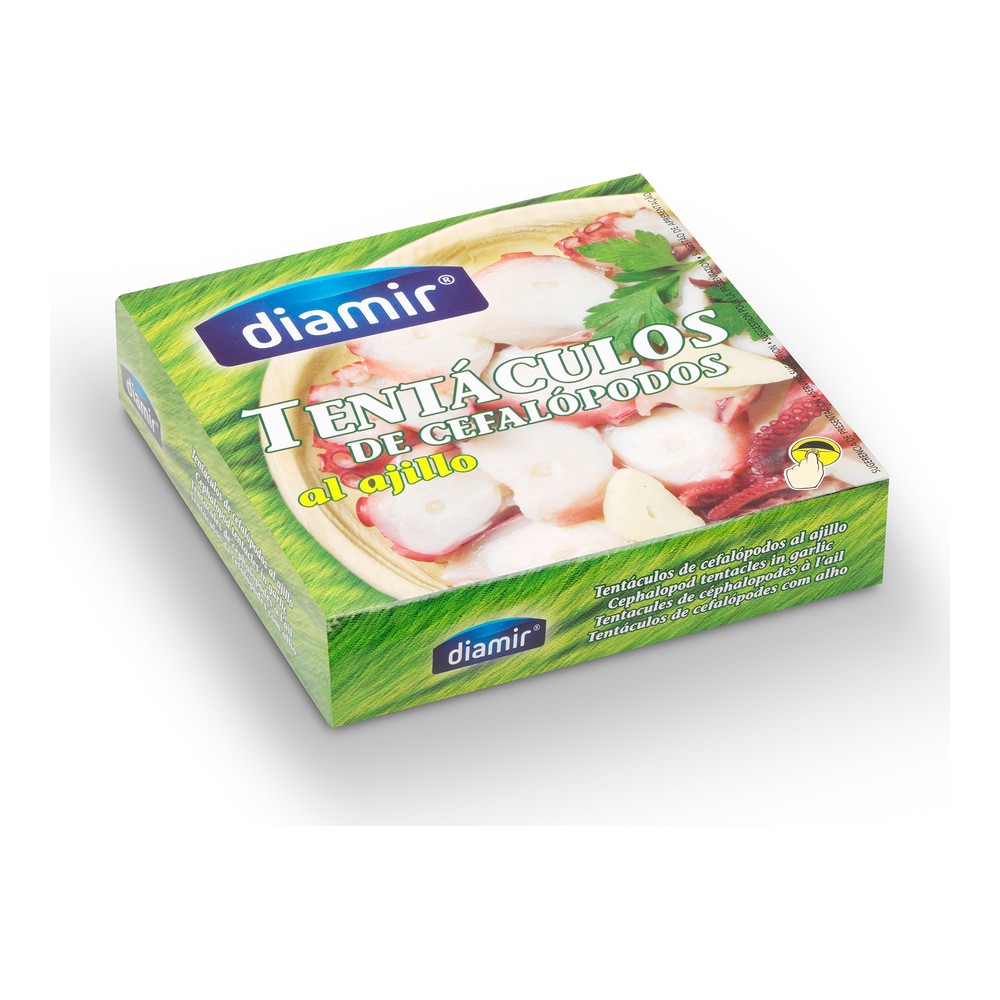 Bläckfisk i olja Diamir Vitlök (266 g)