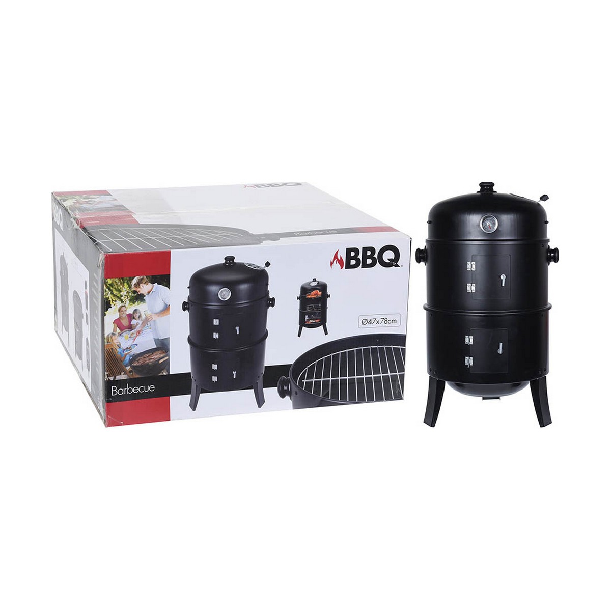Grill Svart (Ø 47 x 78 cm) - 2