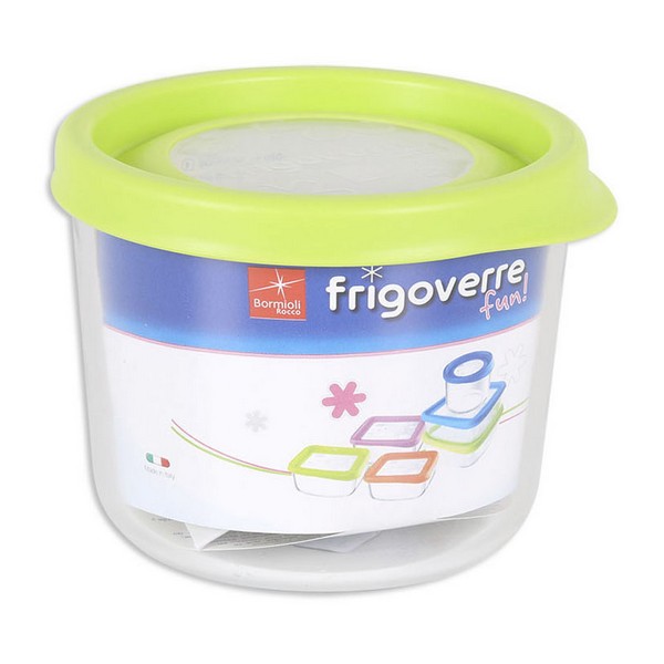 Rund matlåda med lock Fun Bormioli (12 x 9,9 cm), Färg: Grön - 3