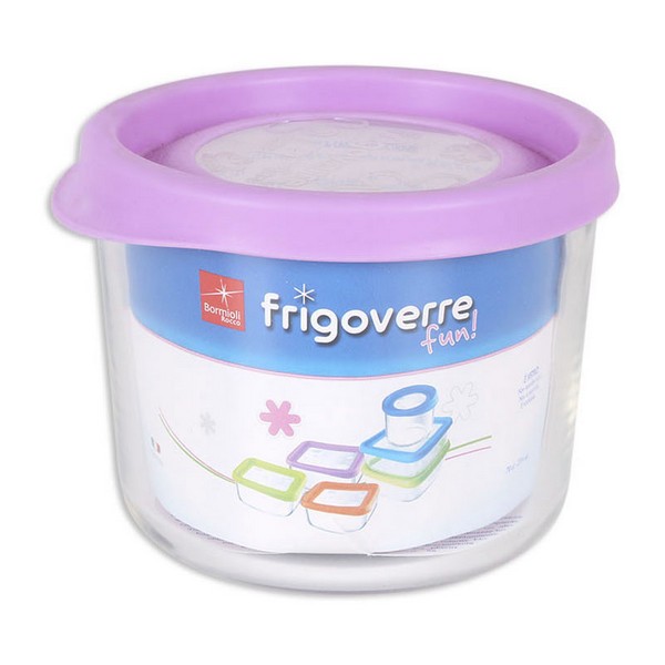 Rund matlåda med lock Fun Bormioli (12 x 9,9 cm), Färg: Grön - 2