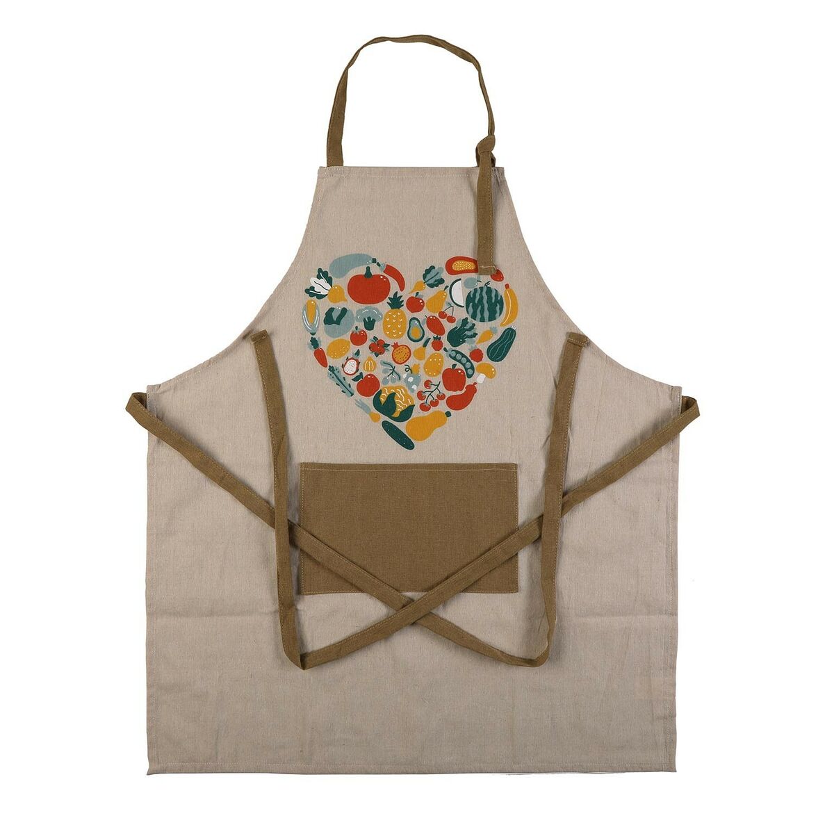 Förkläde Versa Corazon Polyester Bomull Nylon (80 x 70 cm)