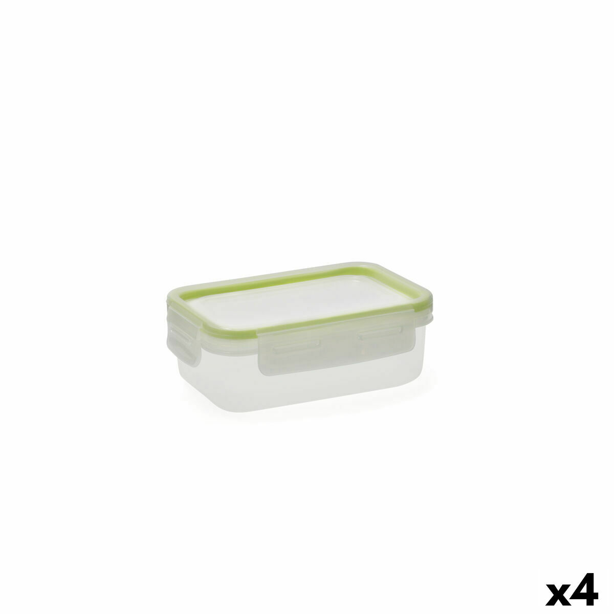 Lunchlåda Quid Greenery 475 ml Transparent Plast (4 antal) (Pack 4x) - 6