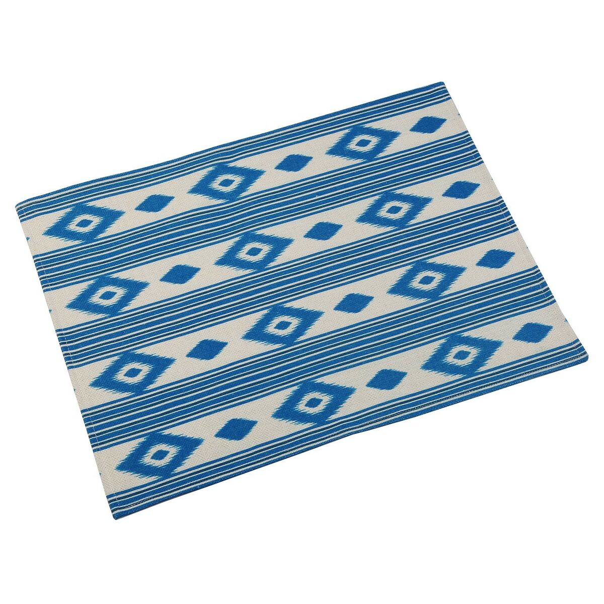Bordsunderlägg Versa Manacor Blå Polyester (36 x 0,5 x 48 cm)