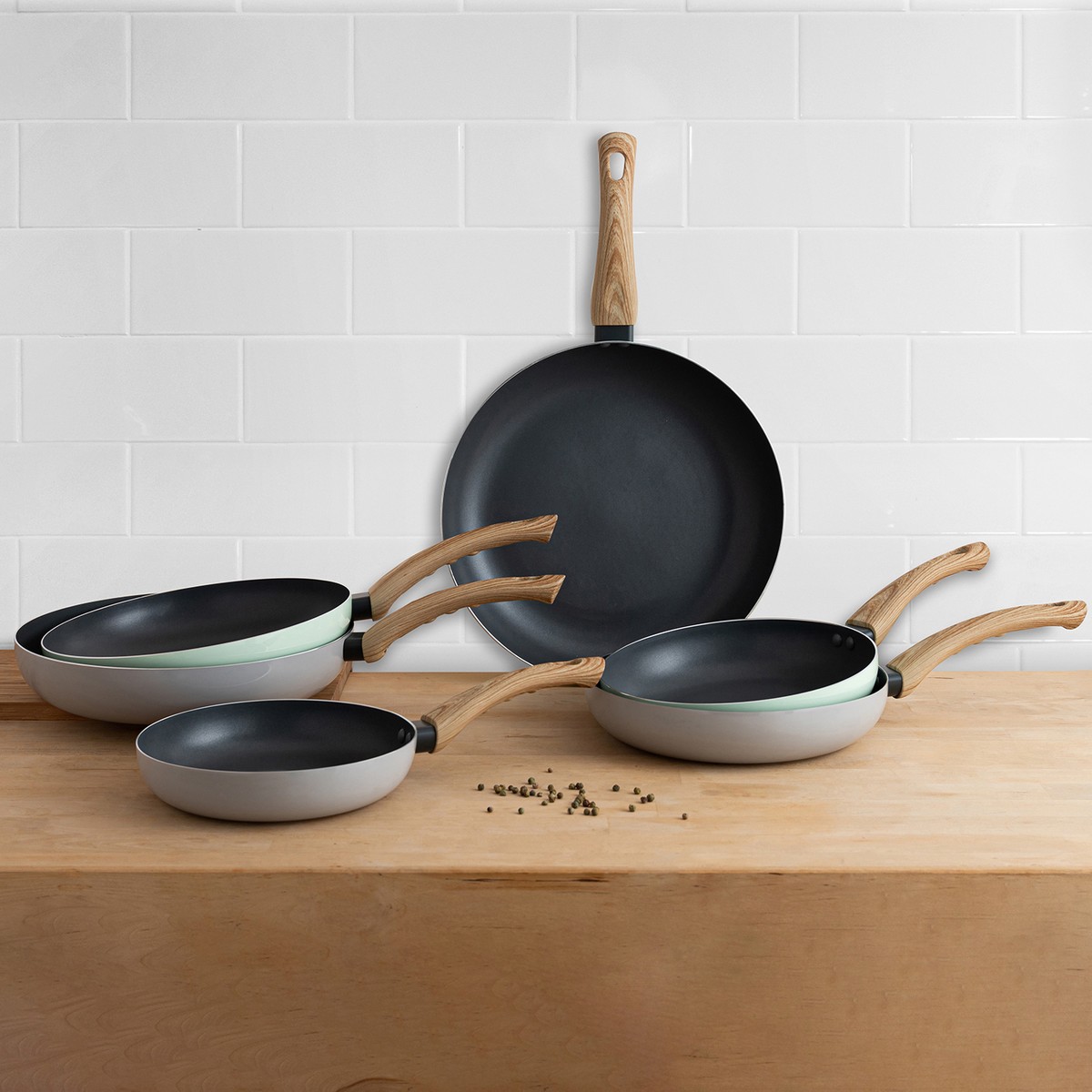 Stekpanna Quid Metall Grön Ø 26 cm - 4