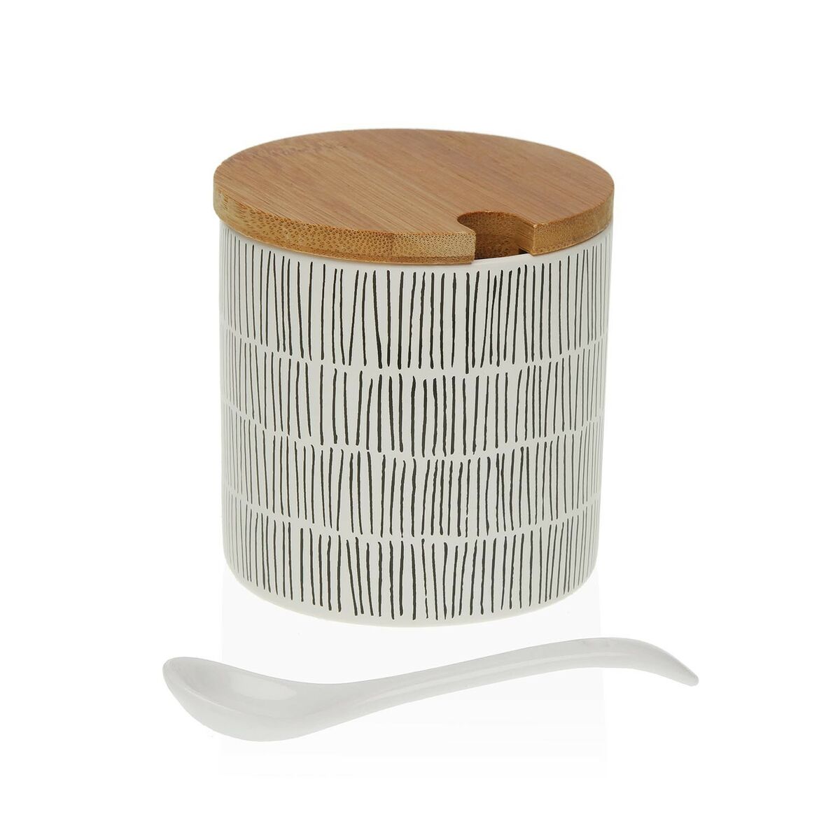 Sockerströare Versa New Lines Keramik (8 x 8 x 8 cm)