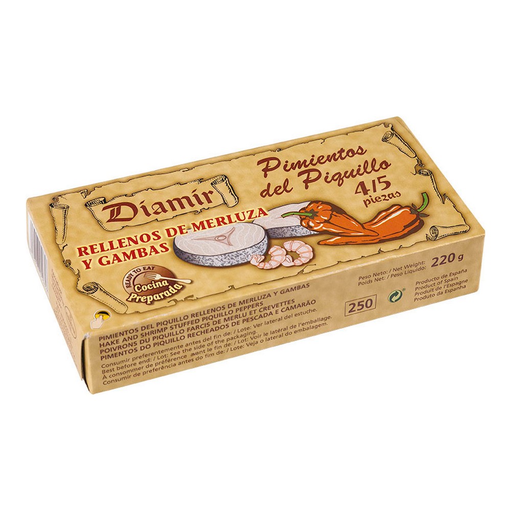 Små röda paprikor Diamir (220 g)