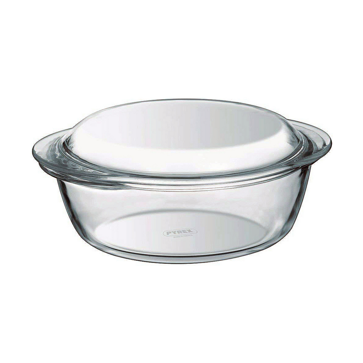 Kastrull med lock Pyrex Essentials Transparent Glas 2,1 L