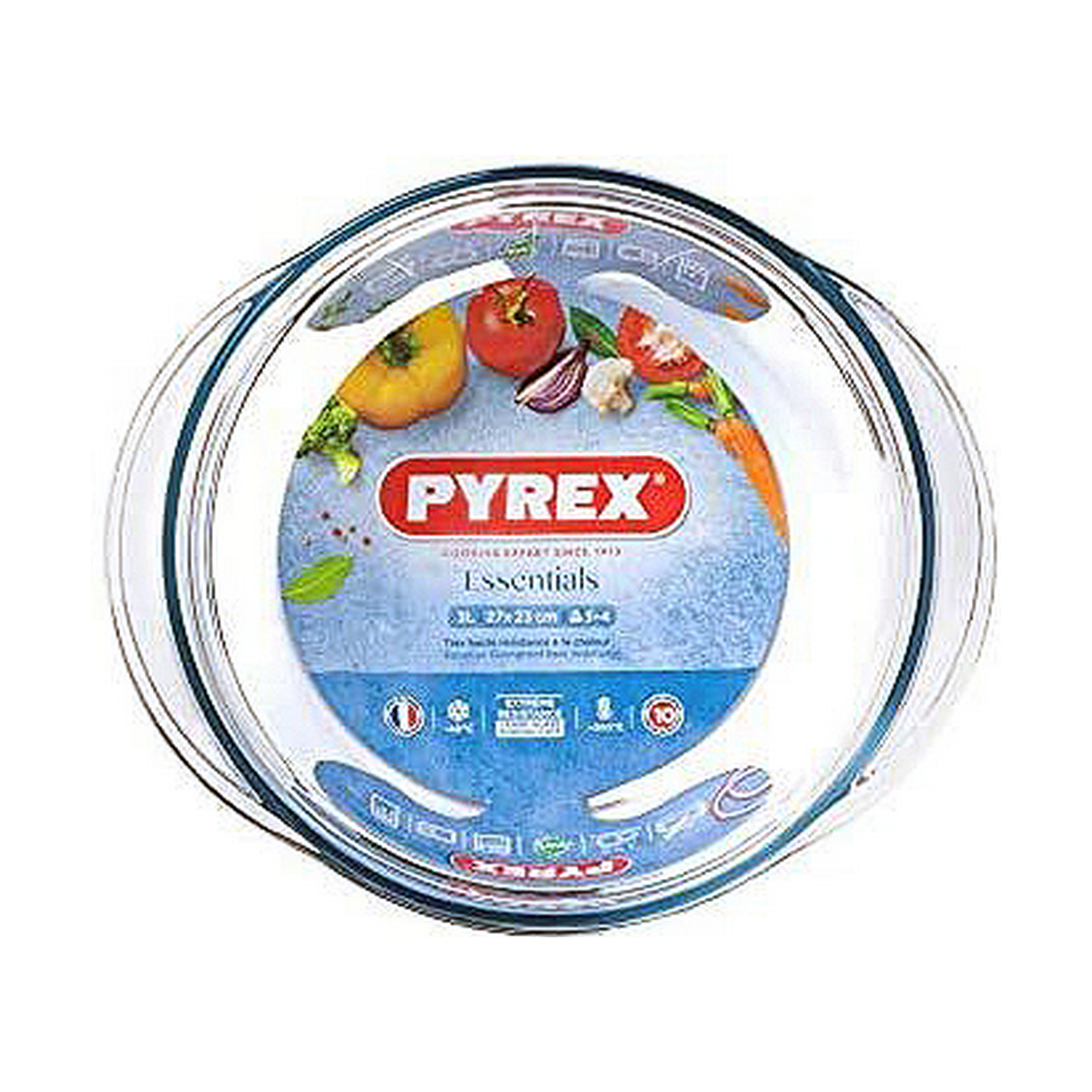 Kastrull med lock Pyrex Essentials Transparent Glas - 3