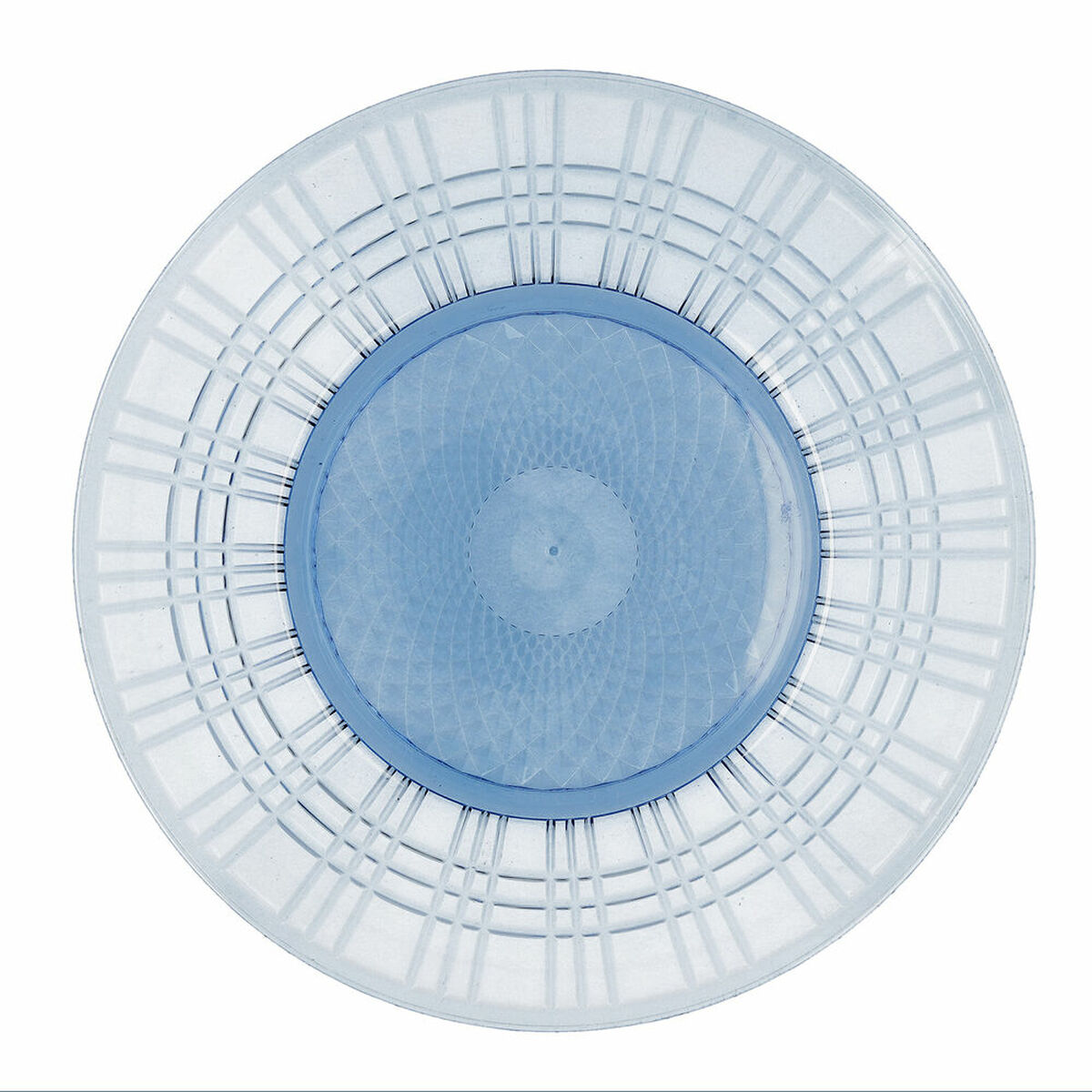 Platt skål Quid Viba Blå Plast Ø 26 cm 26 cm (12 antal) (Pack 12x) - 3