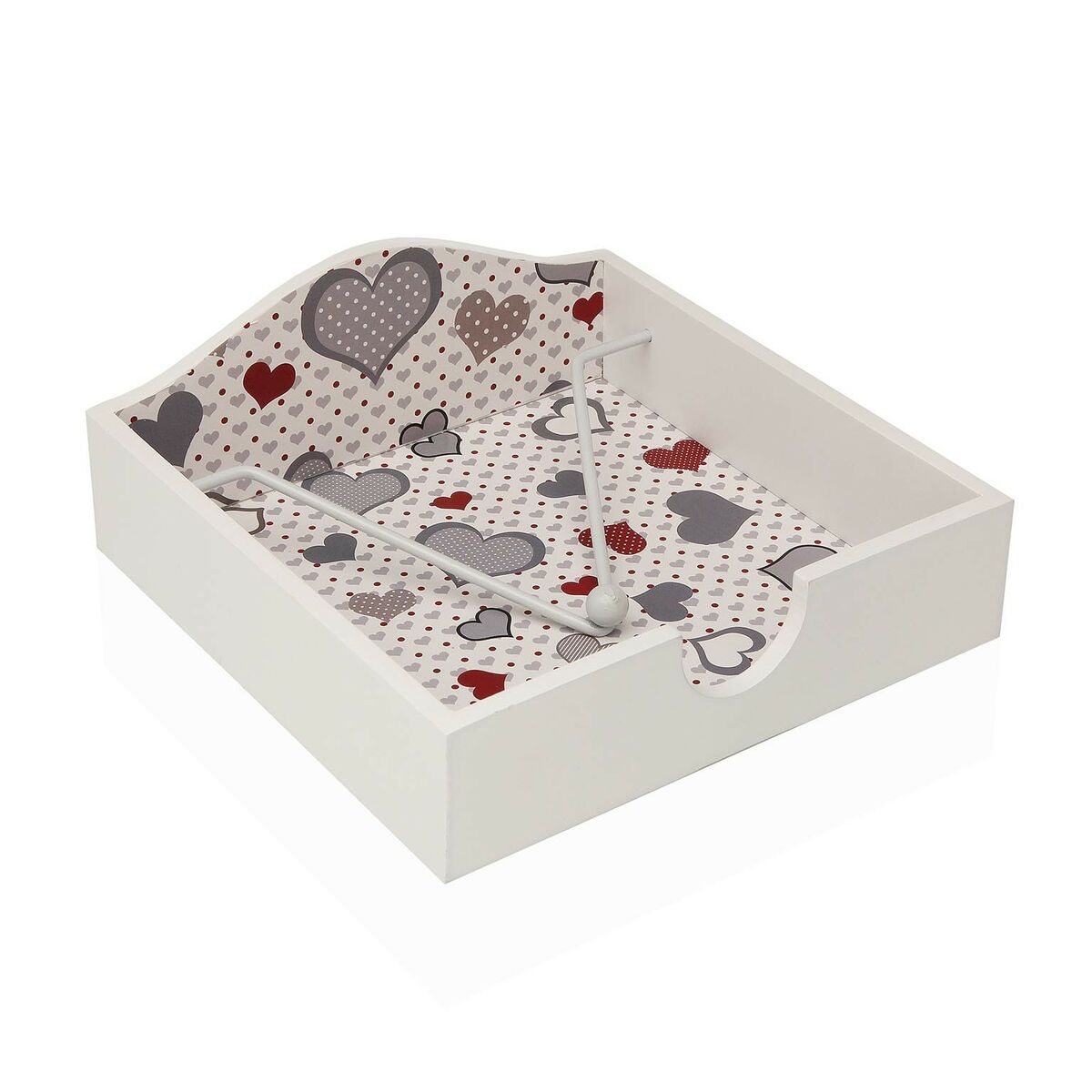 Servetthållare Versa Sweet Trä MDF (18 x 7 x 18 cm)