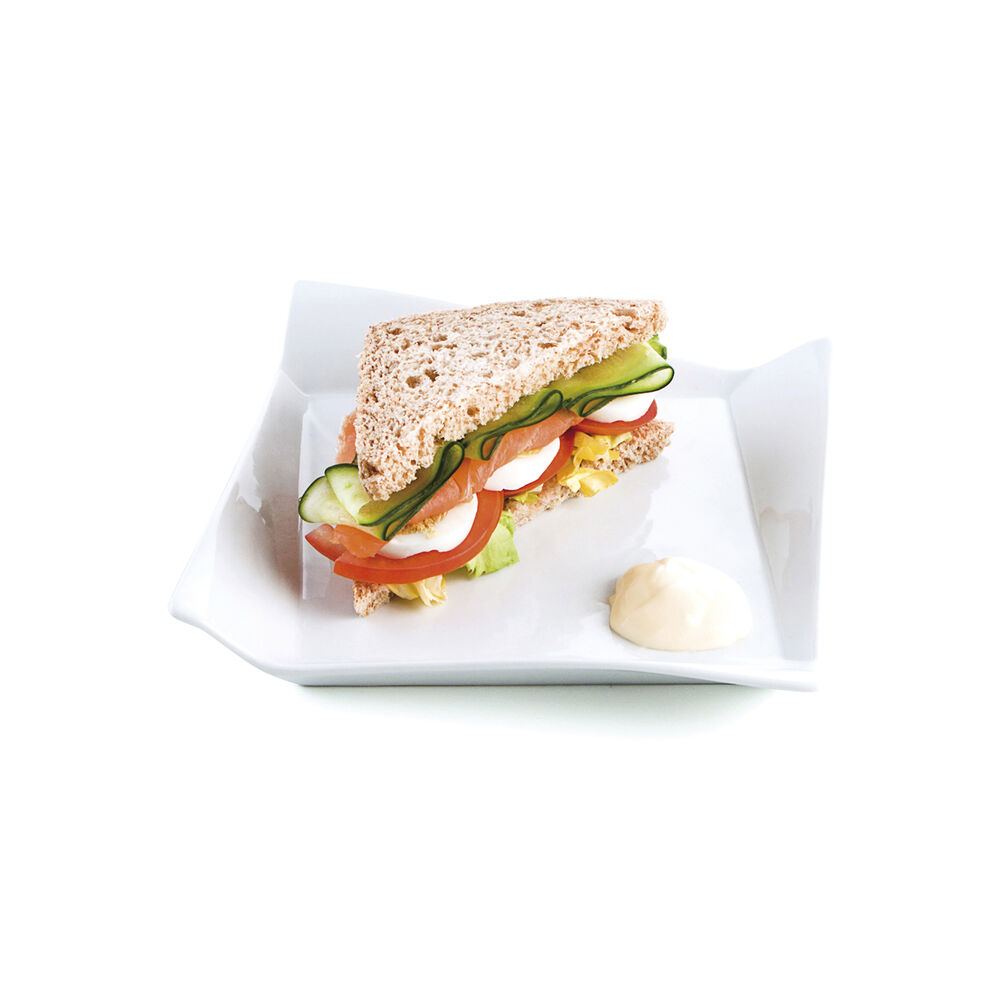 Tallrik Quid Gastro Fresh Smörgås Keramik Vit (17,5 cm) (8 antal) - 3