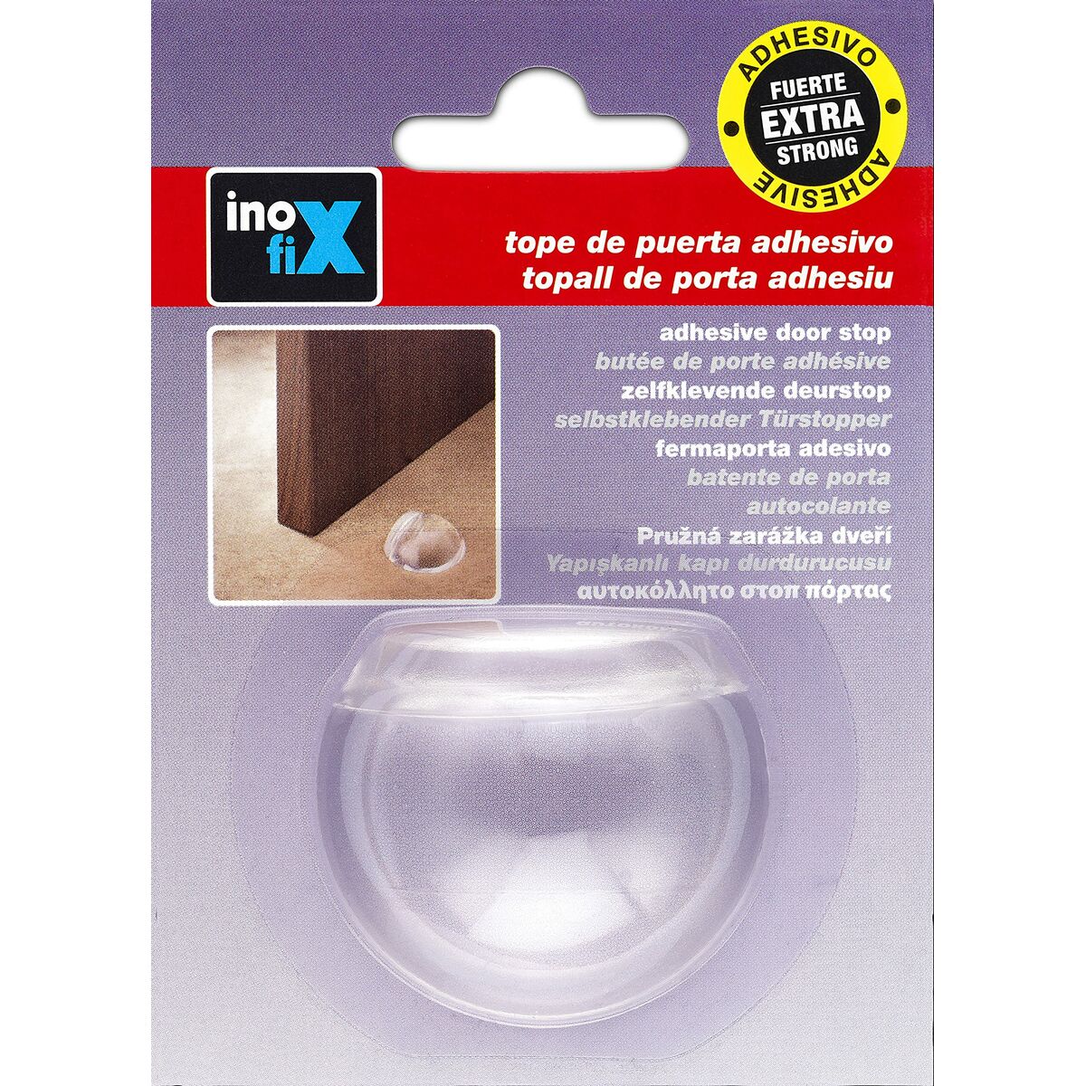 Dörrstopp Inofix 2050 Dörrar Vidhäftande Transparent - 2