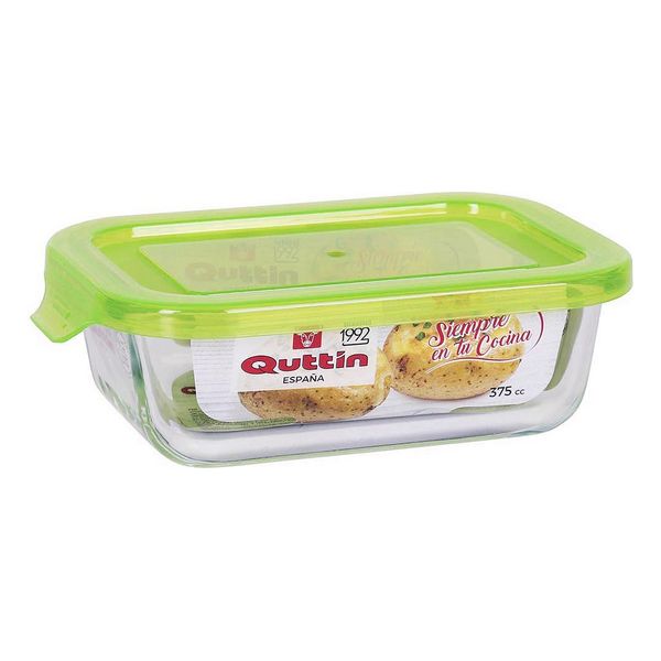 Rektangulär matlåda med lock Quttin, Mått: 1000 cc - 20,5 x 15,5 x 6,9 cm