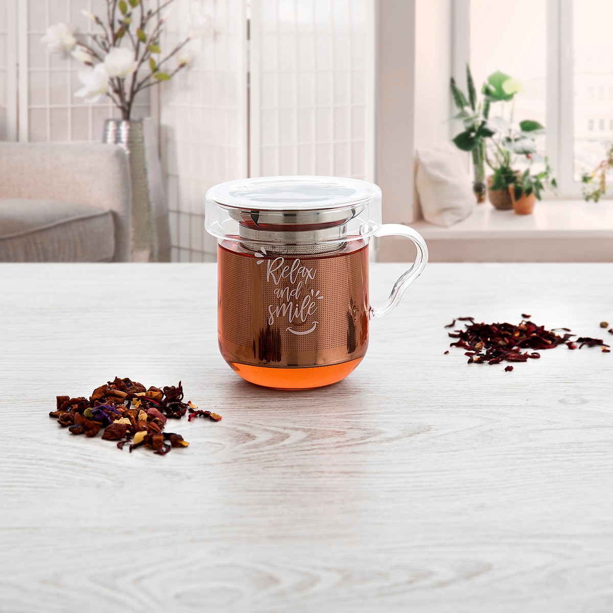 Set med kaffekoppar Quid Transparent Rostfritt stål Glas 3 Delar (350 ml) - 3