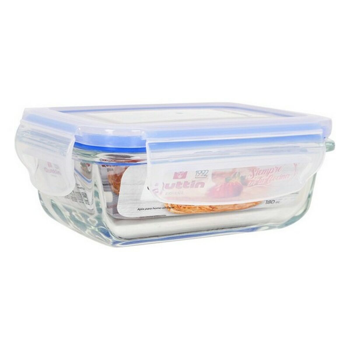 Hermetisk matlåda Quttin 50406 (180 cc) (12,7 x 9 cm) Rektangulär 180 ml 12,7 x 8,9 x 5 cm - 3