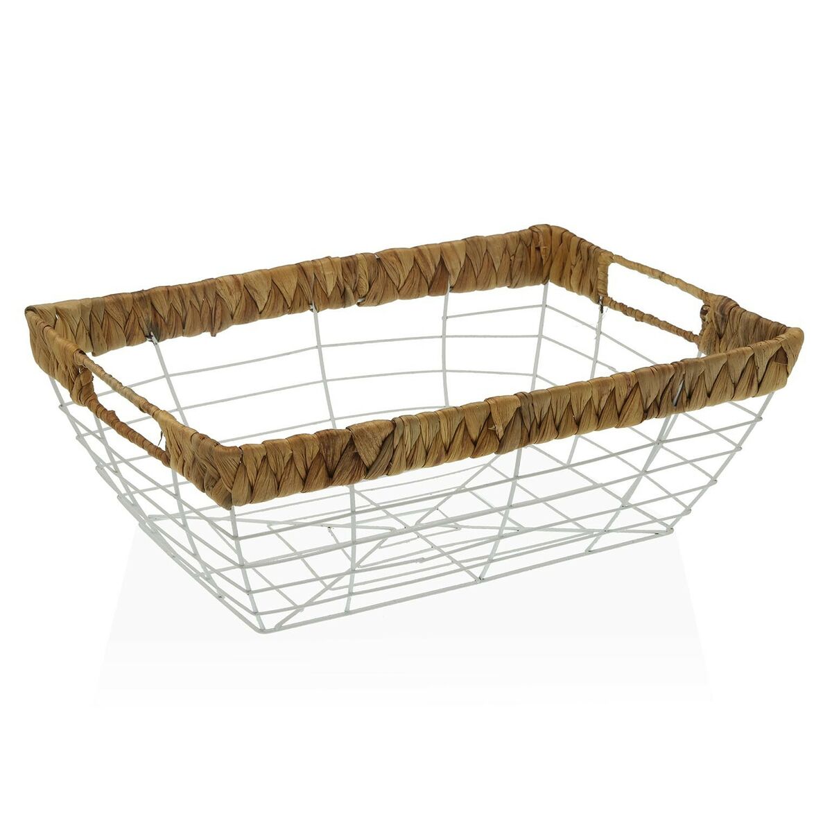 Fruktskål Versa Vit Metall Stål (12 x 33,5 x 23,5 cm)