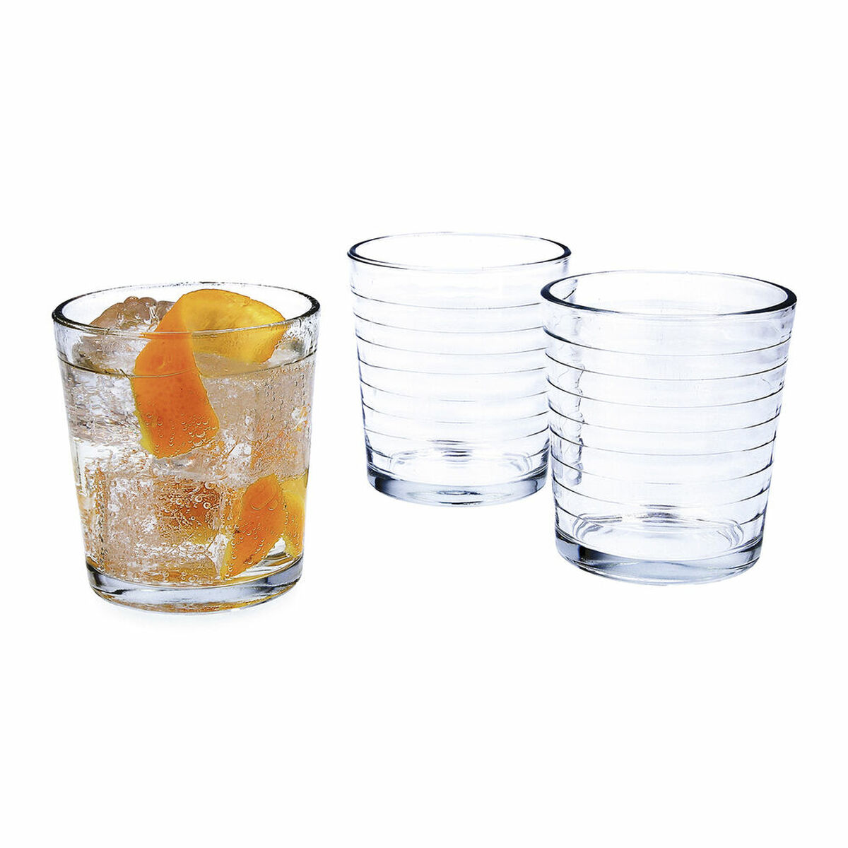 Glasset Quid Diana Transparent Glas 3 Delar 260 ml - 2