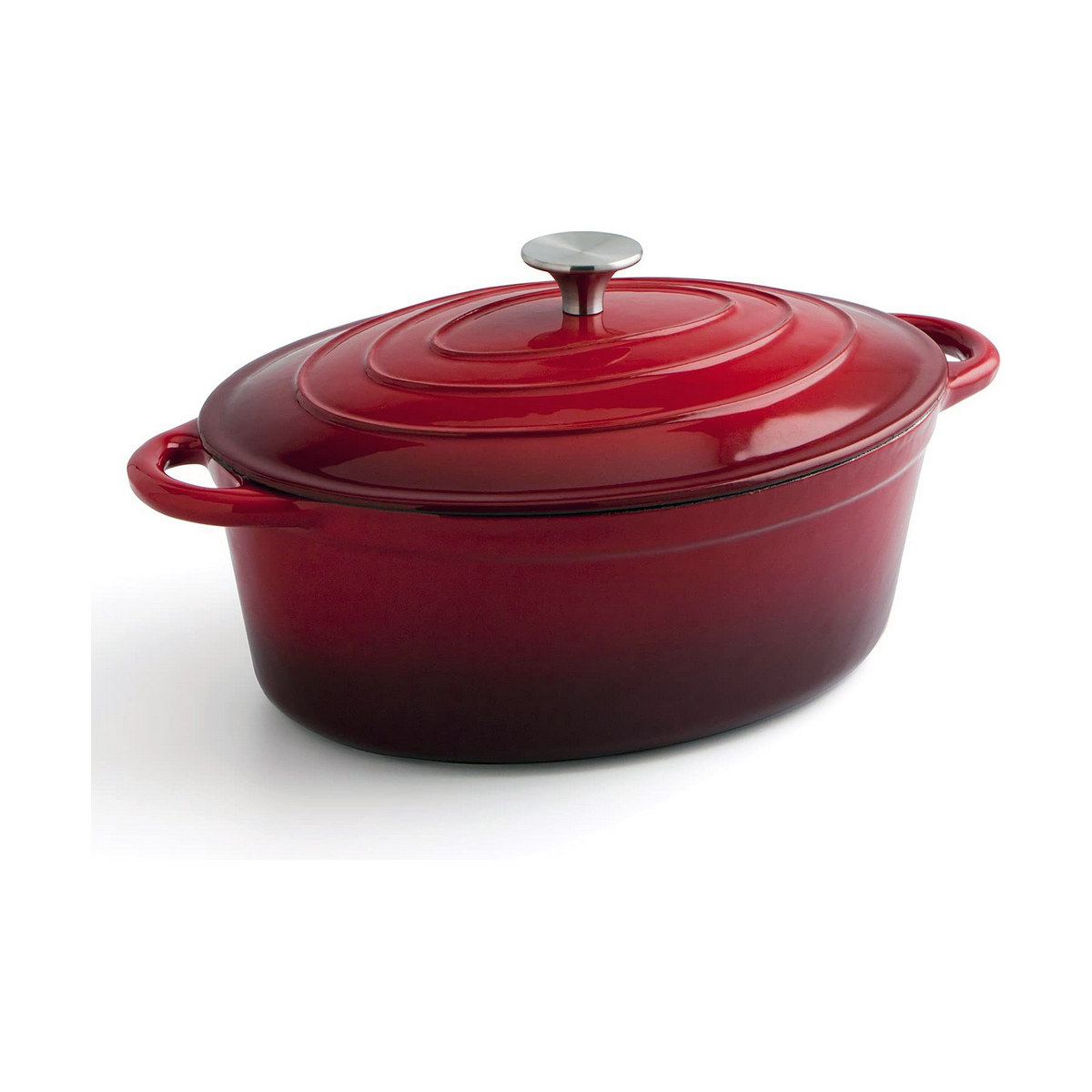 Kastrull med lock Bidasoa Röd Metall (4,3 L)