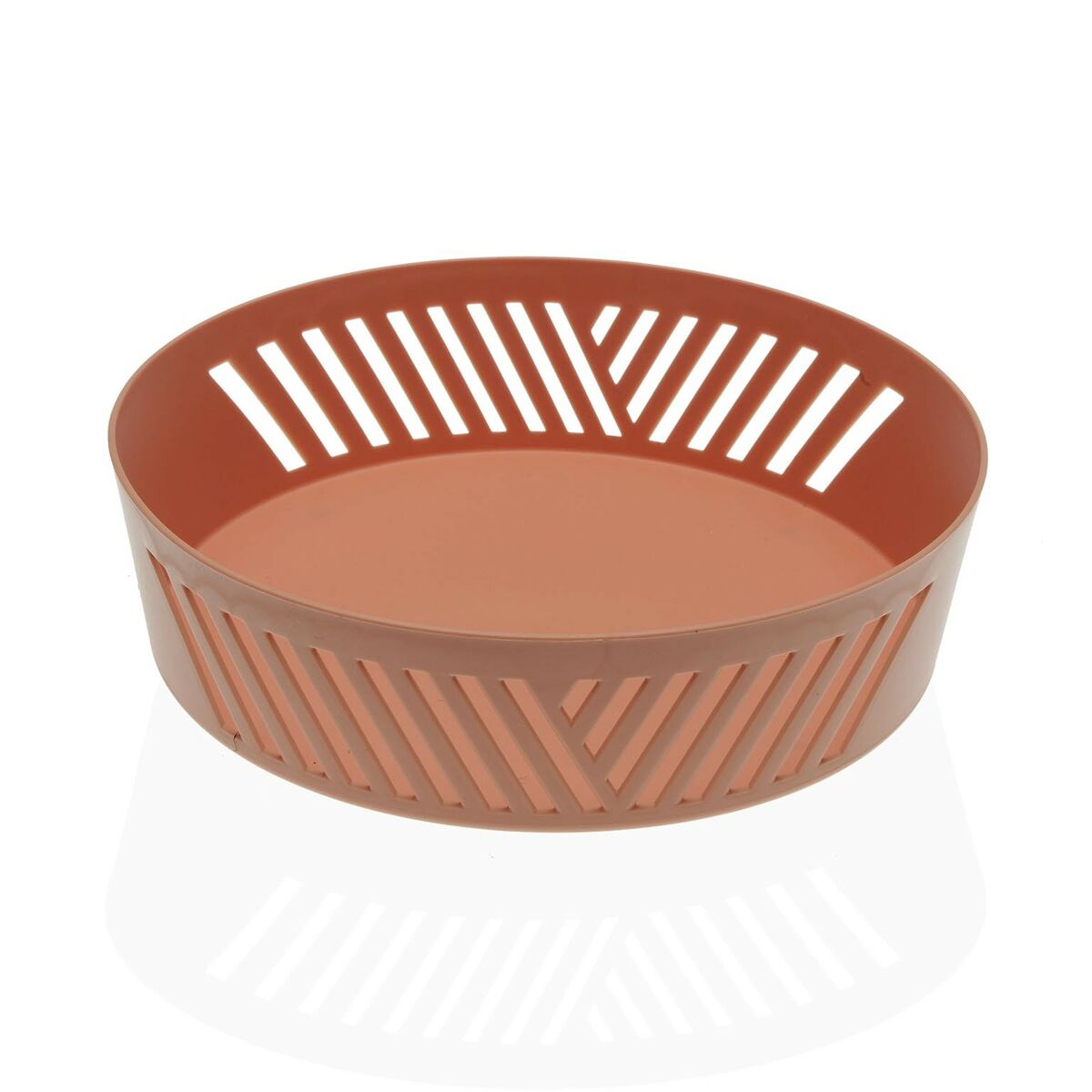 Fruktskål Versa Terrakota n polypropen (24,5 x 6,5 x 24,5 cm)