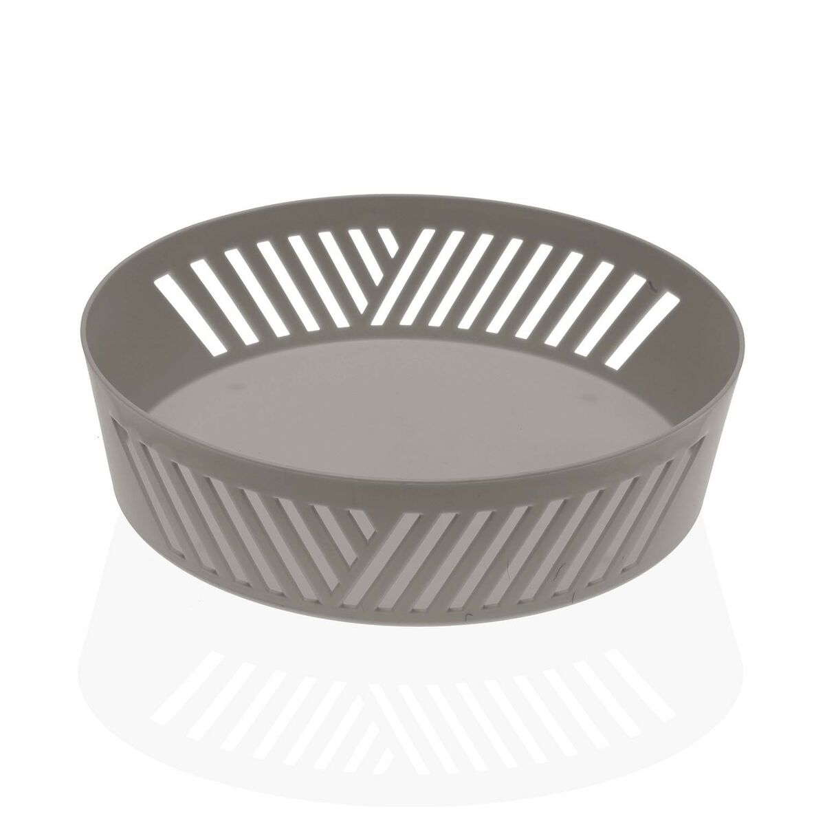 Fruktskål Versa Grå polypropen (24,5 x 6,5 x 24,5 cm)