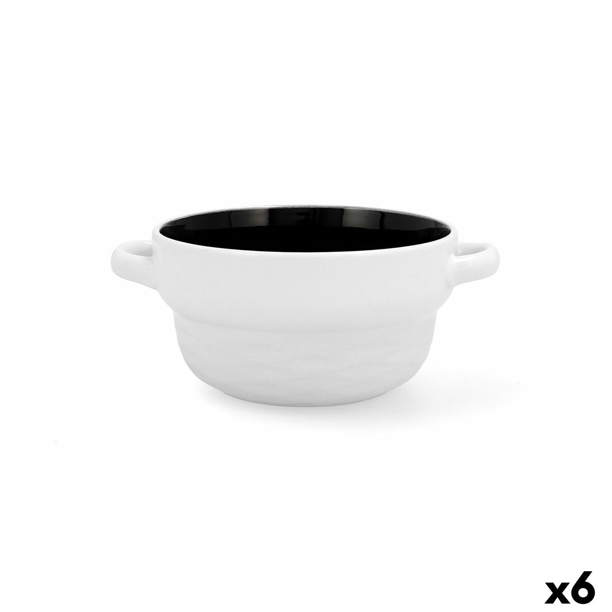 Soppskålar för Consommé Quid Vita Dvobarvna (500 ml) (Pack 6x) - 3