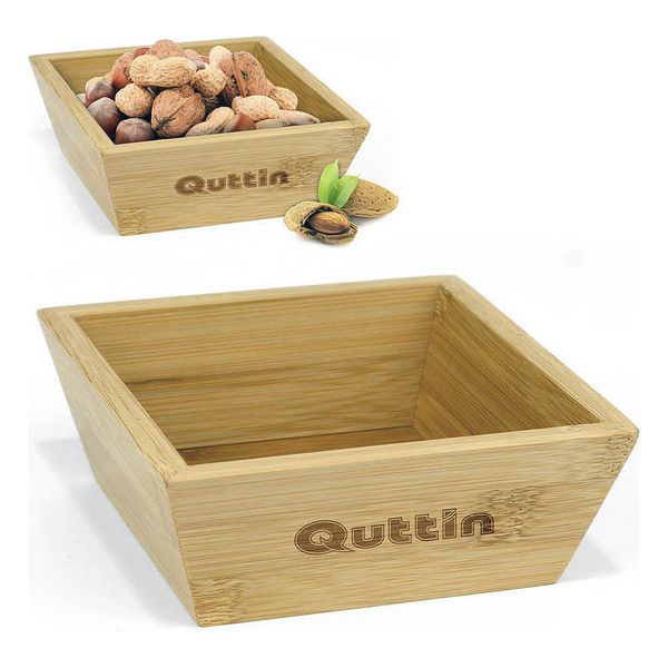 Skål Quttin Bambu, Mått: 20 x 20 x 5 cm - 4