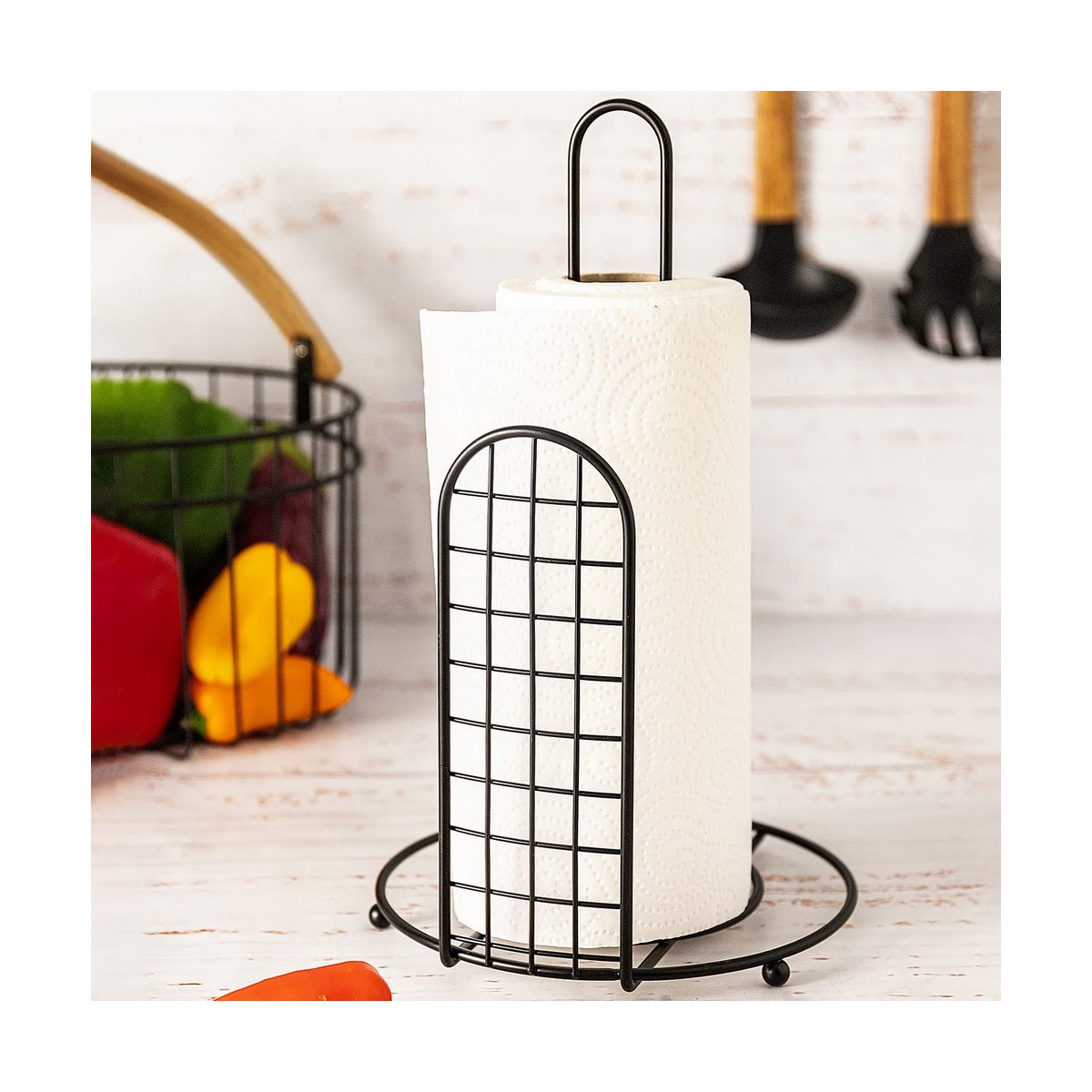 Organiserare Quid Ebano 18x18x31 cm Metall - 2