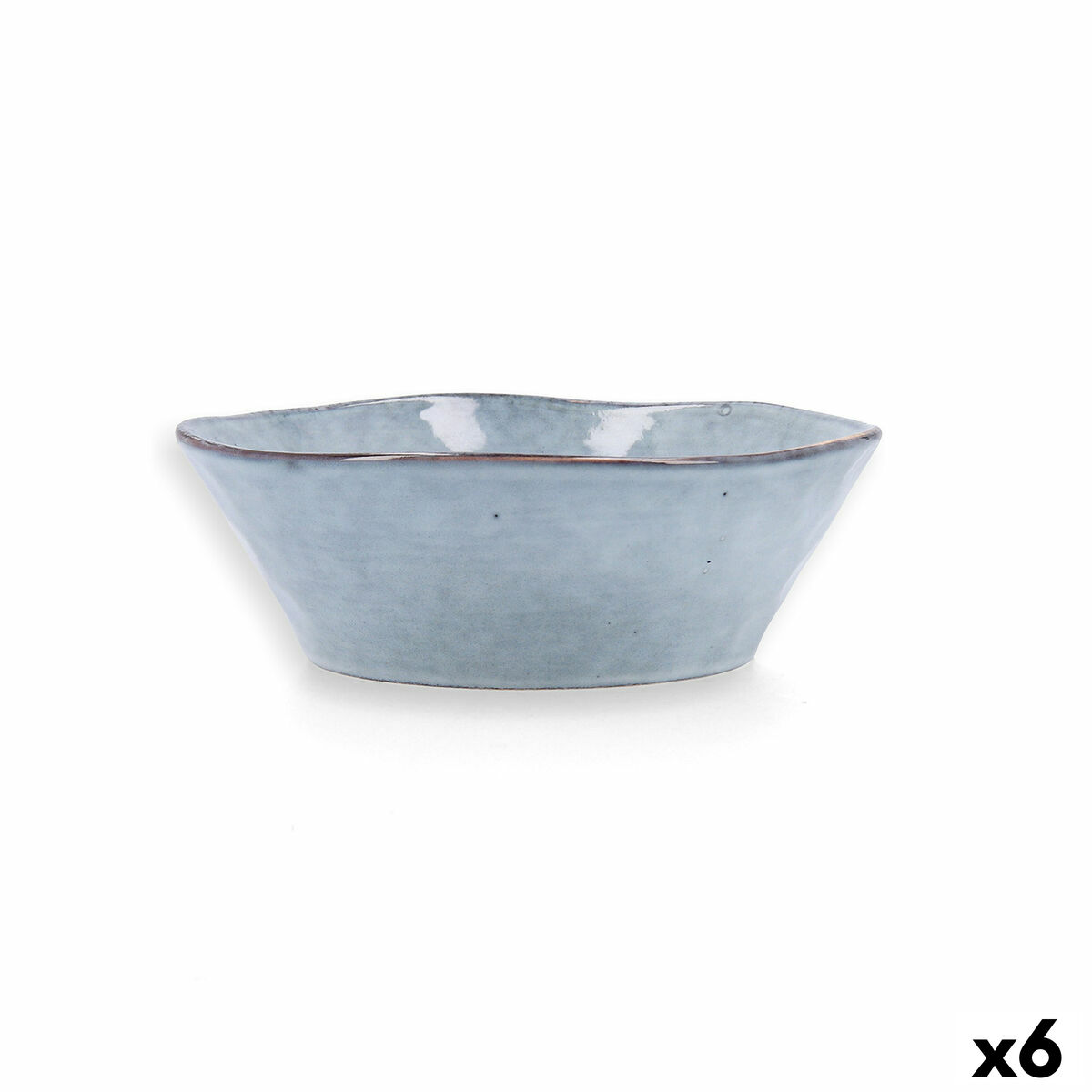 Skål Quid Boreal Keramik Blå (16 cm) (Pack 6x) - 3