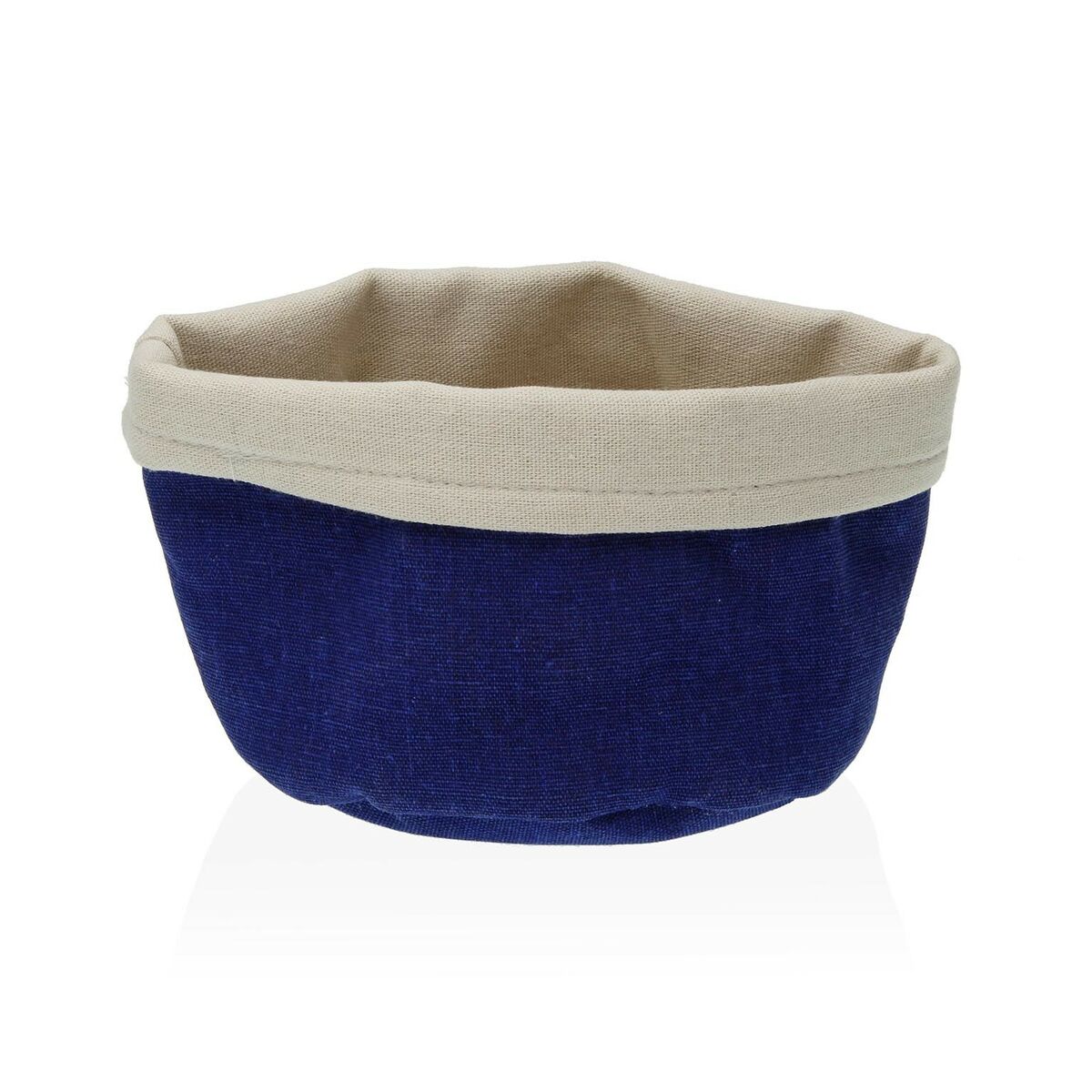Brödkorg Versa Blå Textil (14 x 10 x 17 cm)