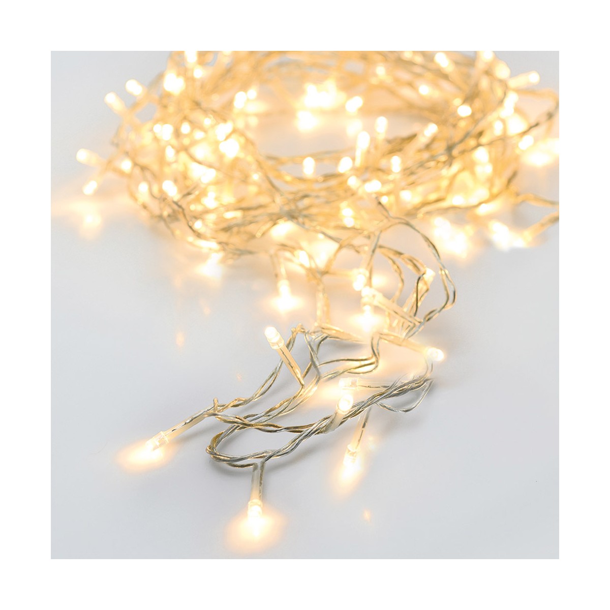 LED-krans Gul Varmvit 7,5 m