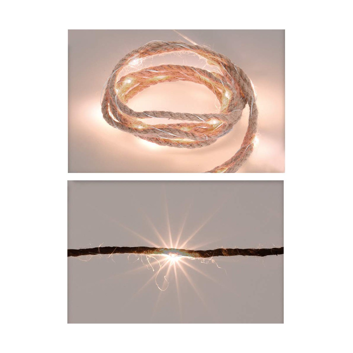 LED-krans Vit