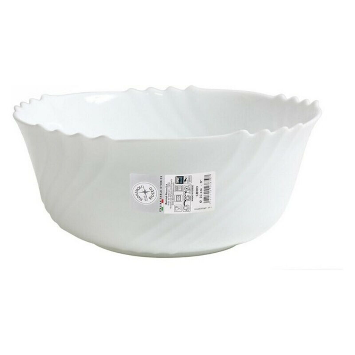 Salladsskål Bormioli Rocco Ebro Vit Glas 23 cm - 4