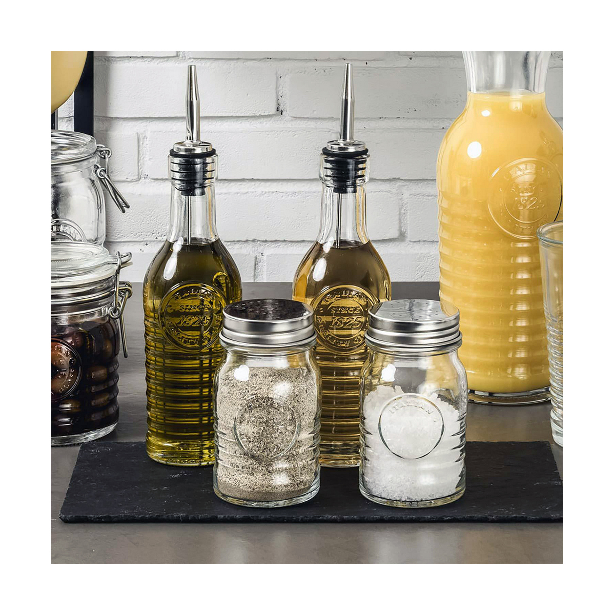 Salt och peppar-set Bormioli Rocco Quattro Stagioni Transparent Glas 150 ml - 3