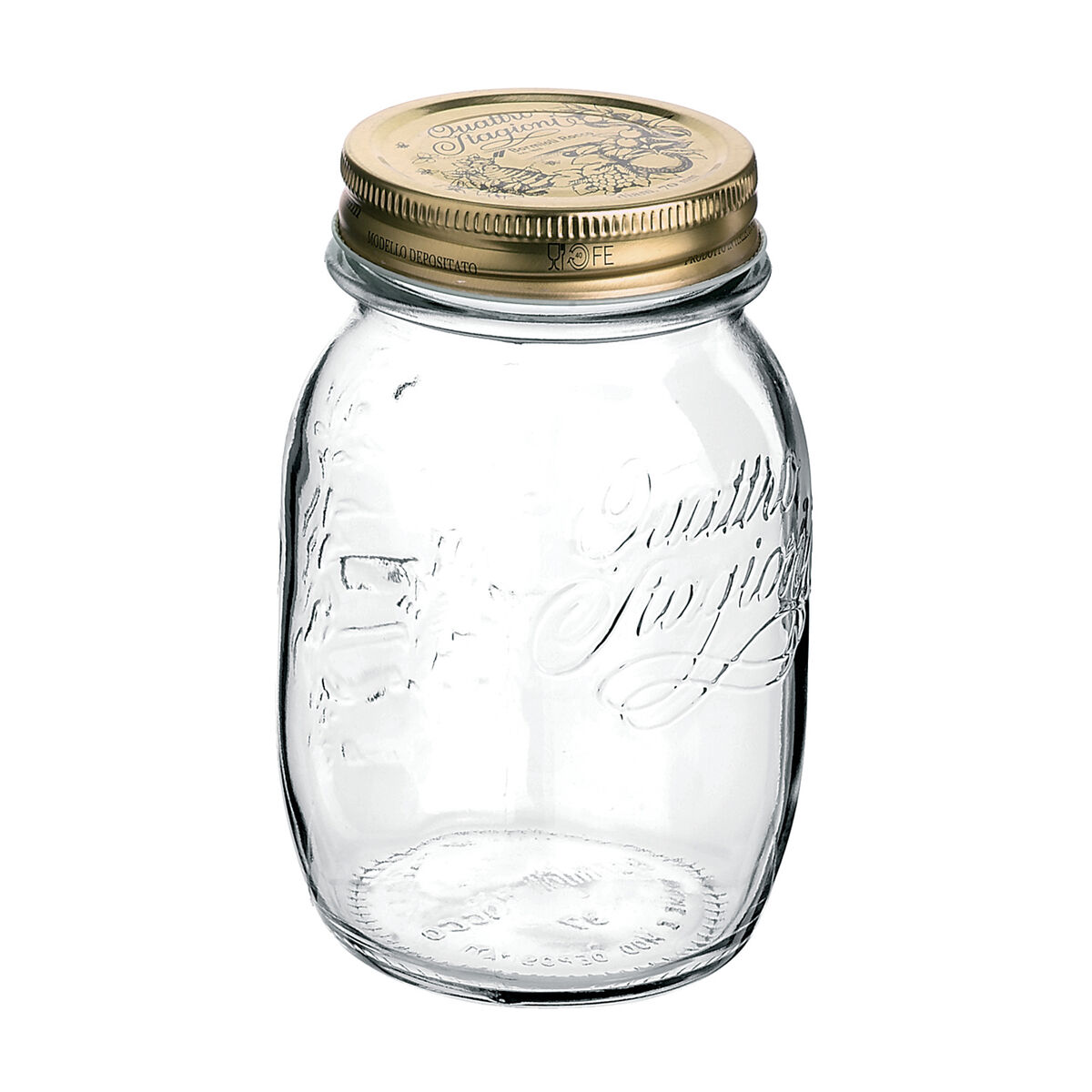 Burk Bormioli Quattro Stagioni Hermetisk Transparent Glas (500 ml)