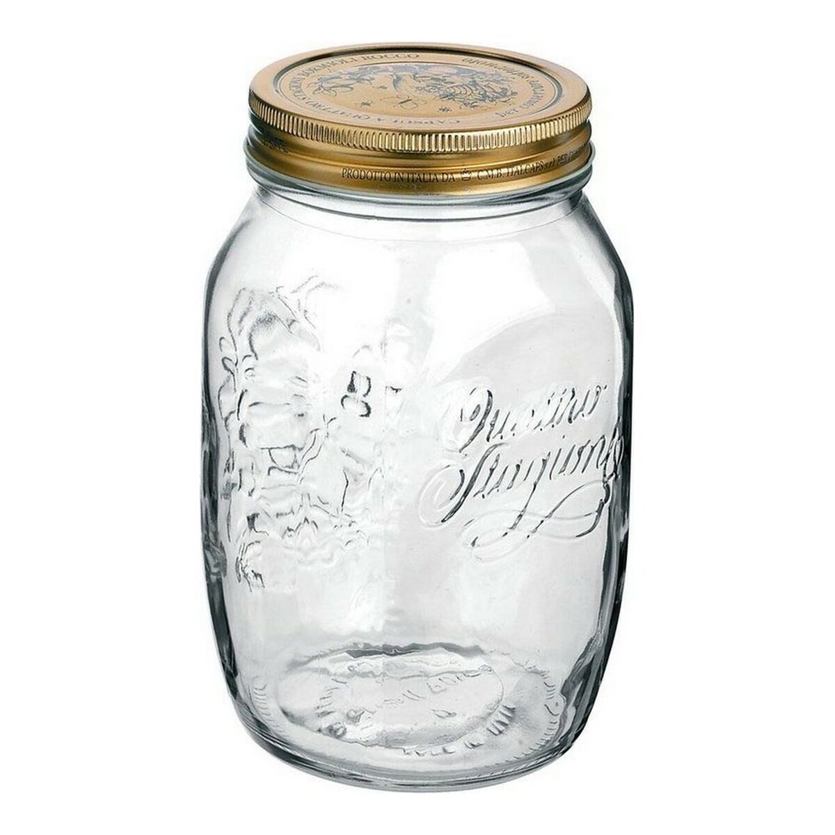 Burk Bormioli 365160MDE121990 Hermetisk Transparent Glas 1 L (1000 cc) - 3