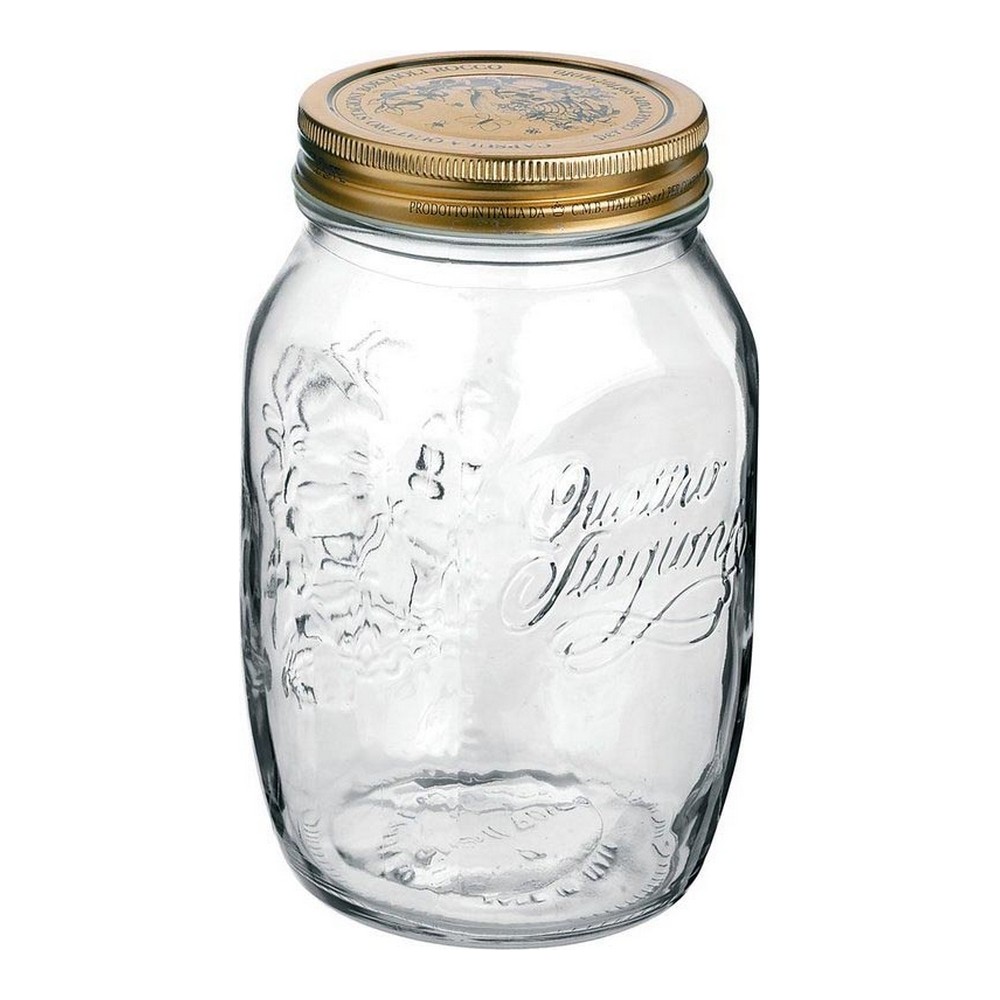 Burk Bormioli 365160MDE121990 Hermetisk Transparent Glas 1 L (1000 cc)