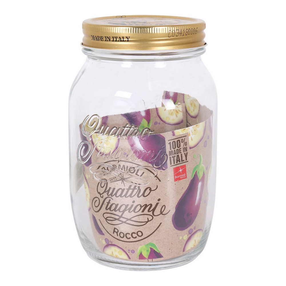 Burk Bormioli 365160MDE121990 Hermetisk Transparent Glas 1 L (1000 cc) - 2