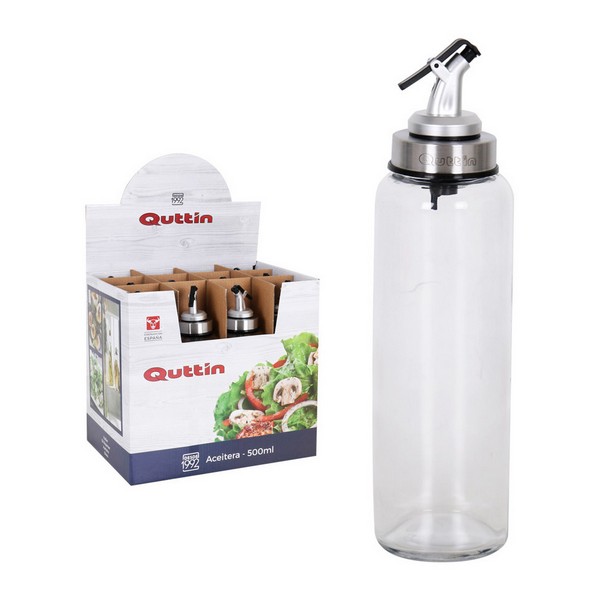 Oljeflaska Quttin Glas, Kapacitet: 250 ml - 5,5 x 5,5 x 20,5 cm
