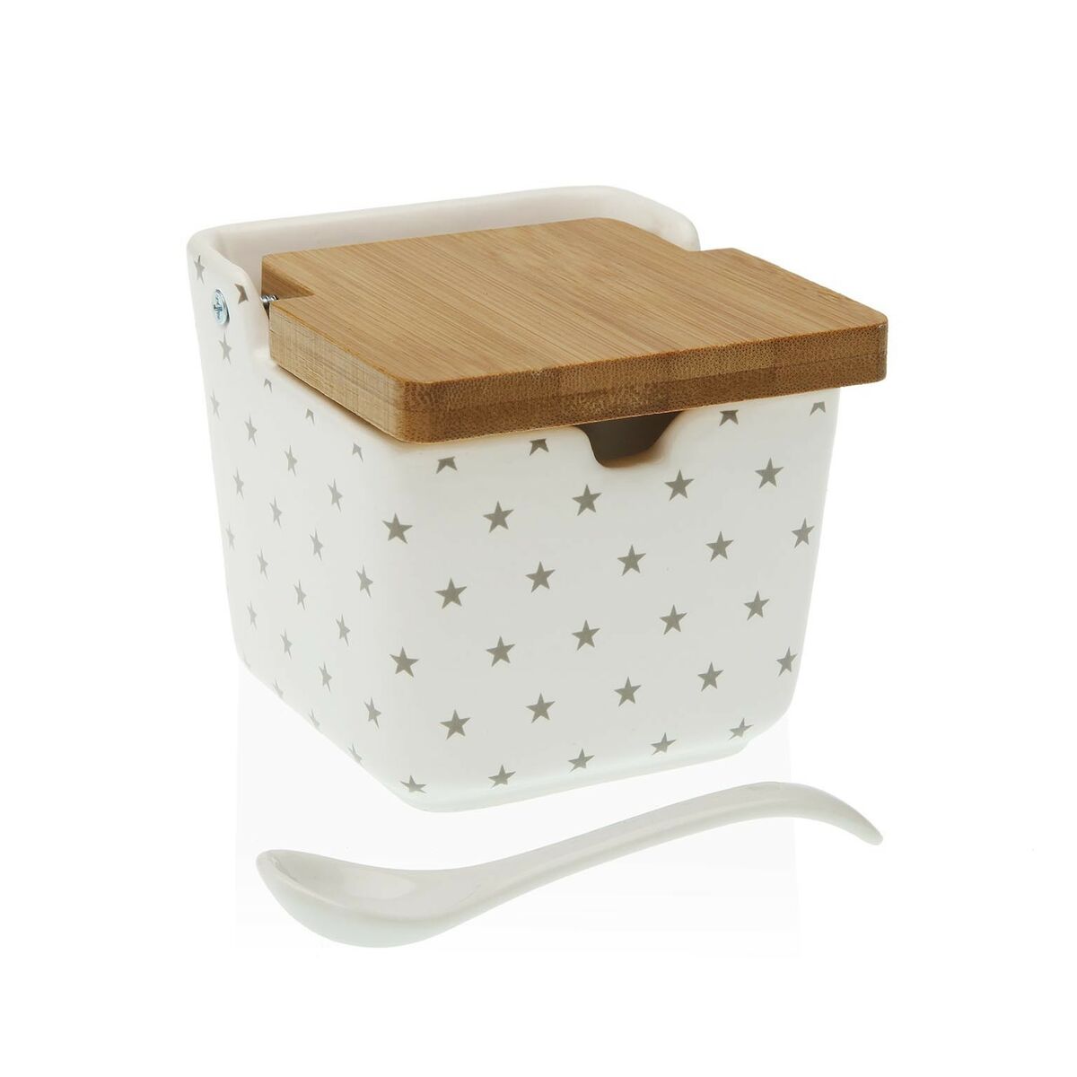 Sockerströare Versa Stjärnor Keramik (8,8 x 8,5 x 8,8 cm)