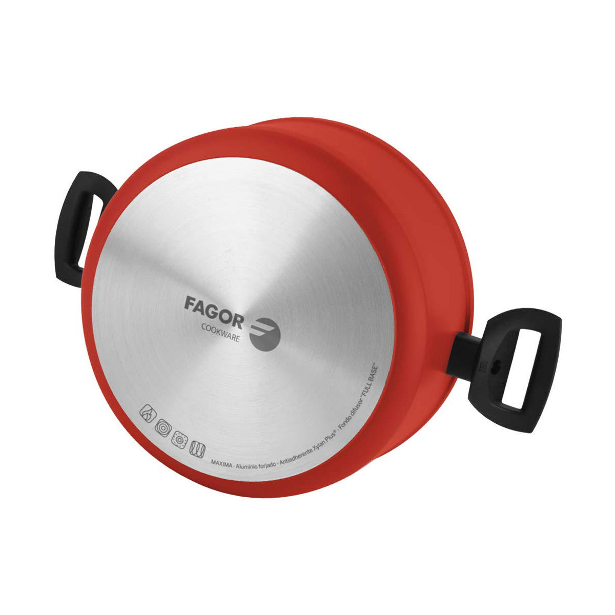 Kastrull FAGOR Röd Aluminium (Ø 24 cm) - 2