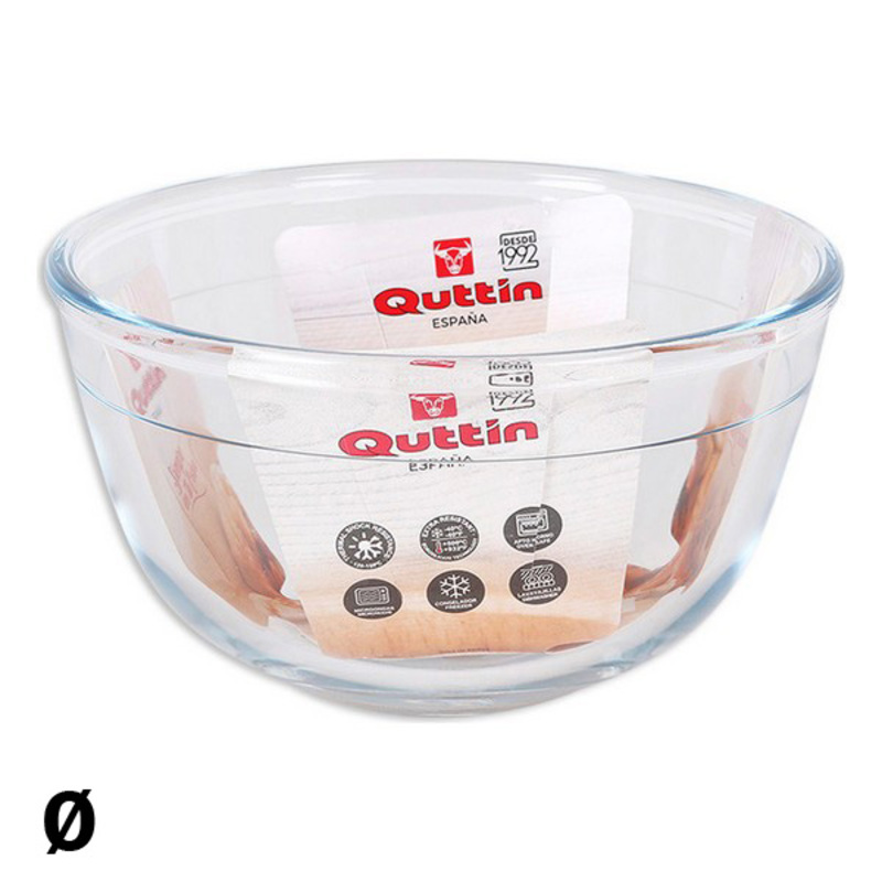 Blandskål Quttin Glas, Kapacitet: 2,5 L - ø 21,2 x 11,2 cm - 4
